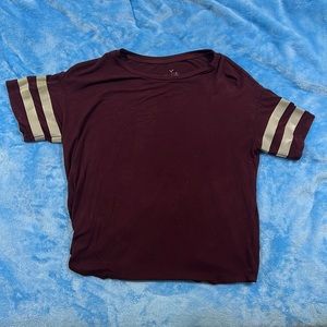 American Eagle Maroon Meduim Tee Shirt
